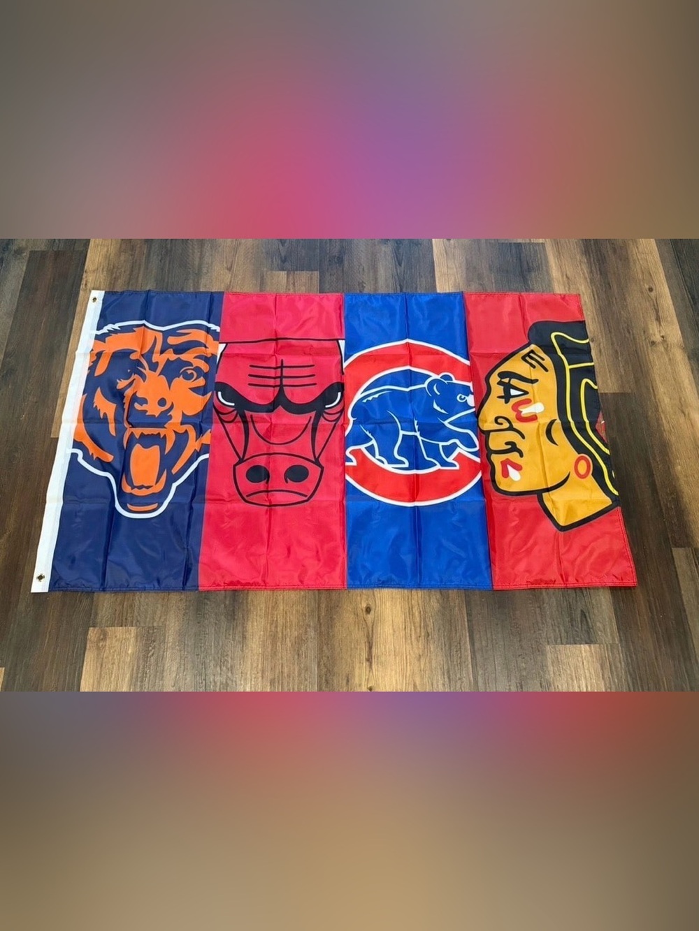 Chicago Cubs Flag Banner double sided Baseball 3 by 5 ft new
in package